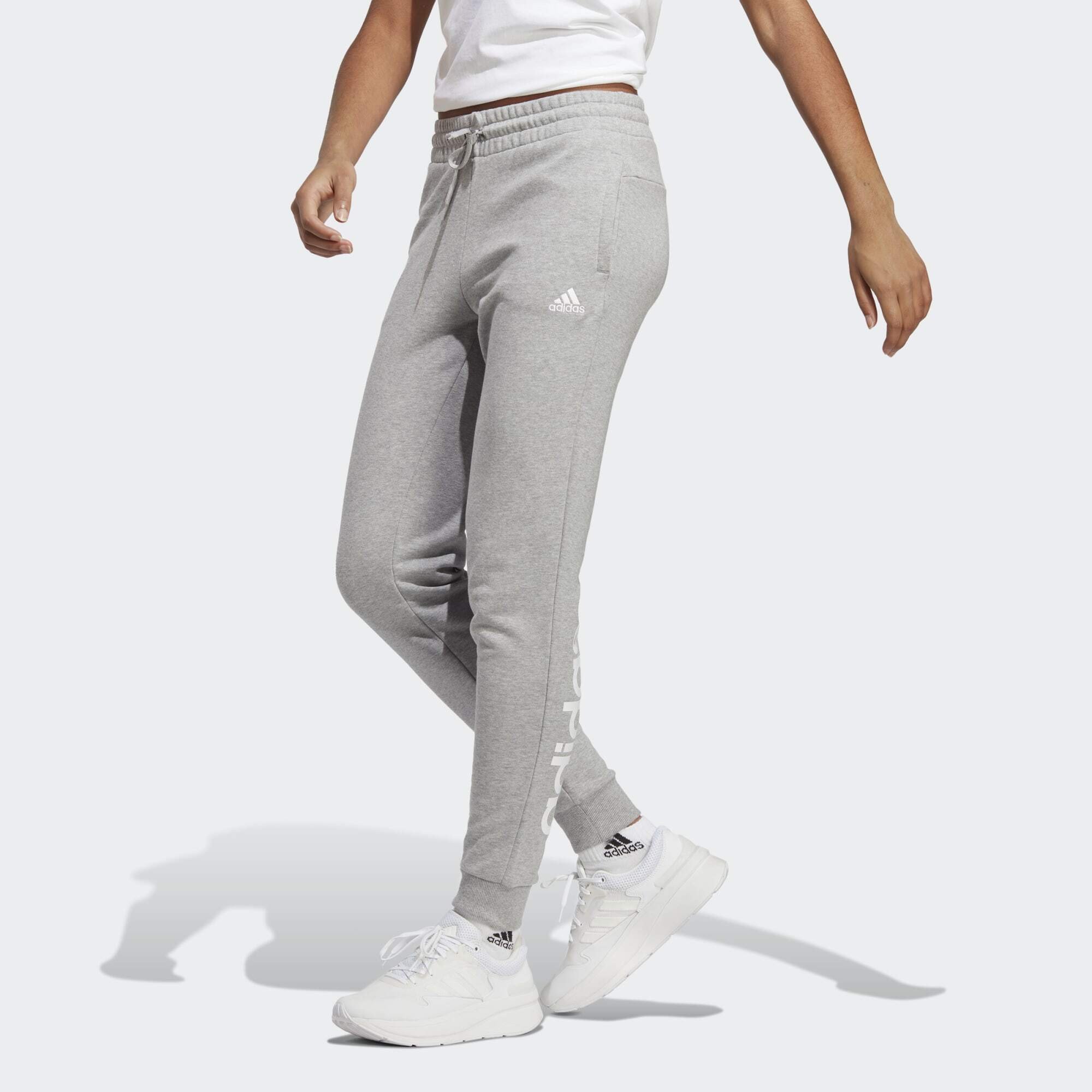 adidas Essentials Linear French Terry Cuffed Pants (9000141439_63041)