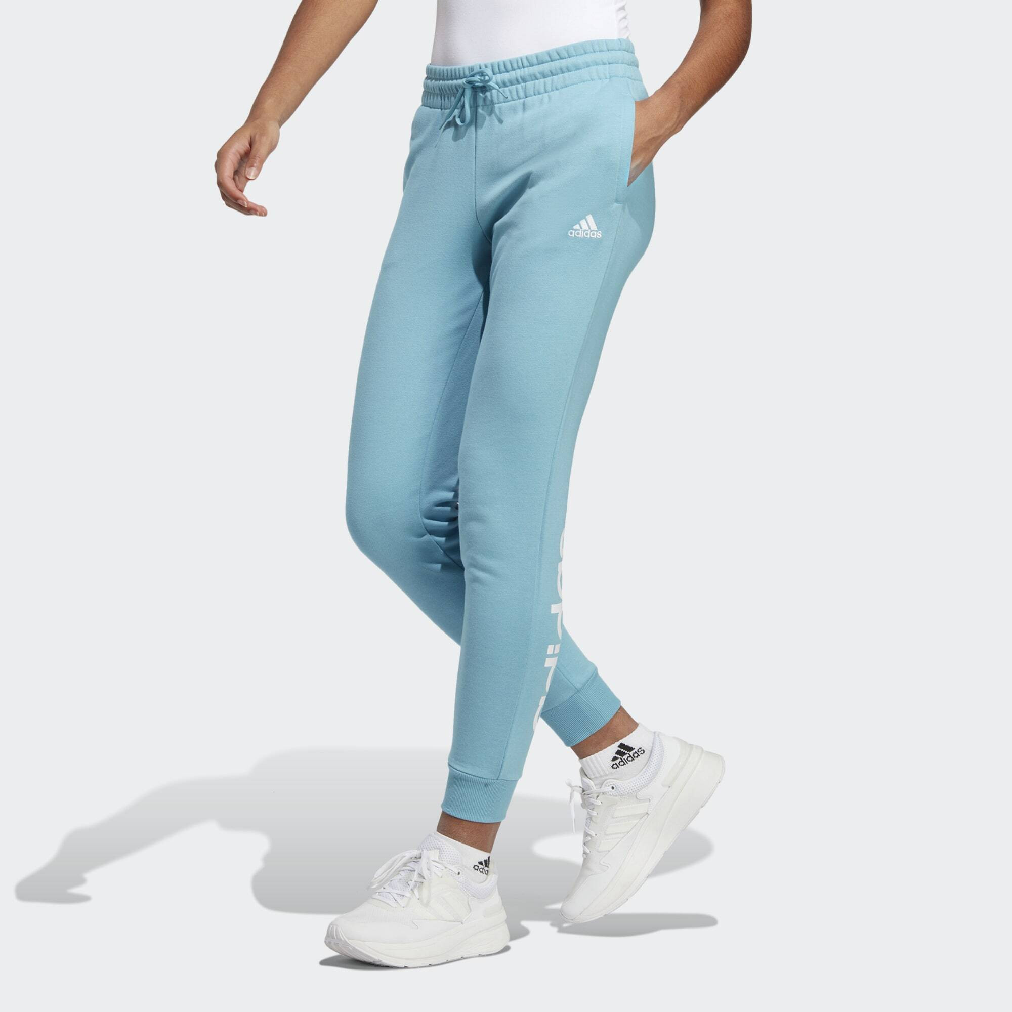 adidas Essentials Linear French Terry Cuffed Pants (9000141442_66299)