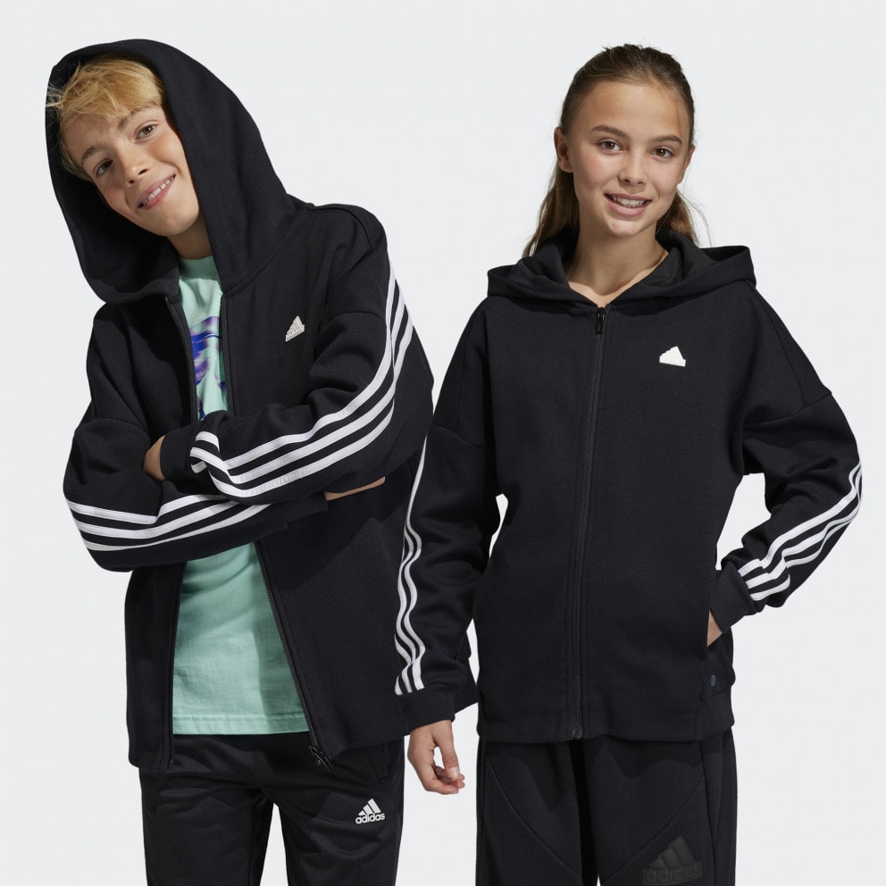 adidas Future Icons 3-Stripes Full-Zip Hooded Track Top