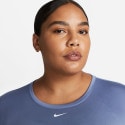 Nike Dri-FIT One Plus Size Γυναικεία  Μπλούζα με Μακρύ Μανίκι