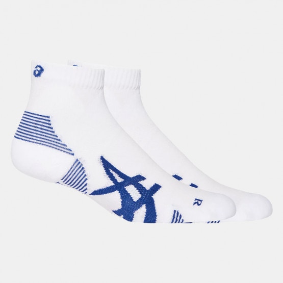 ASICS 2-Pack Cushion Run Quarter Unisex Socks