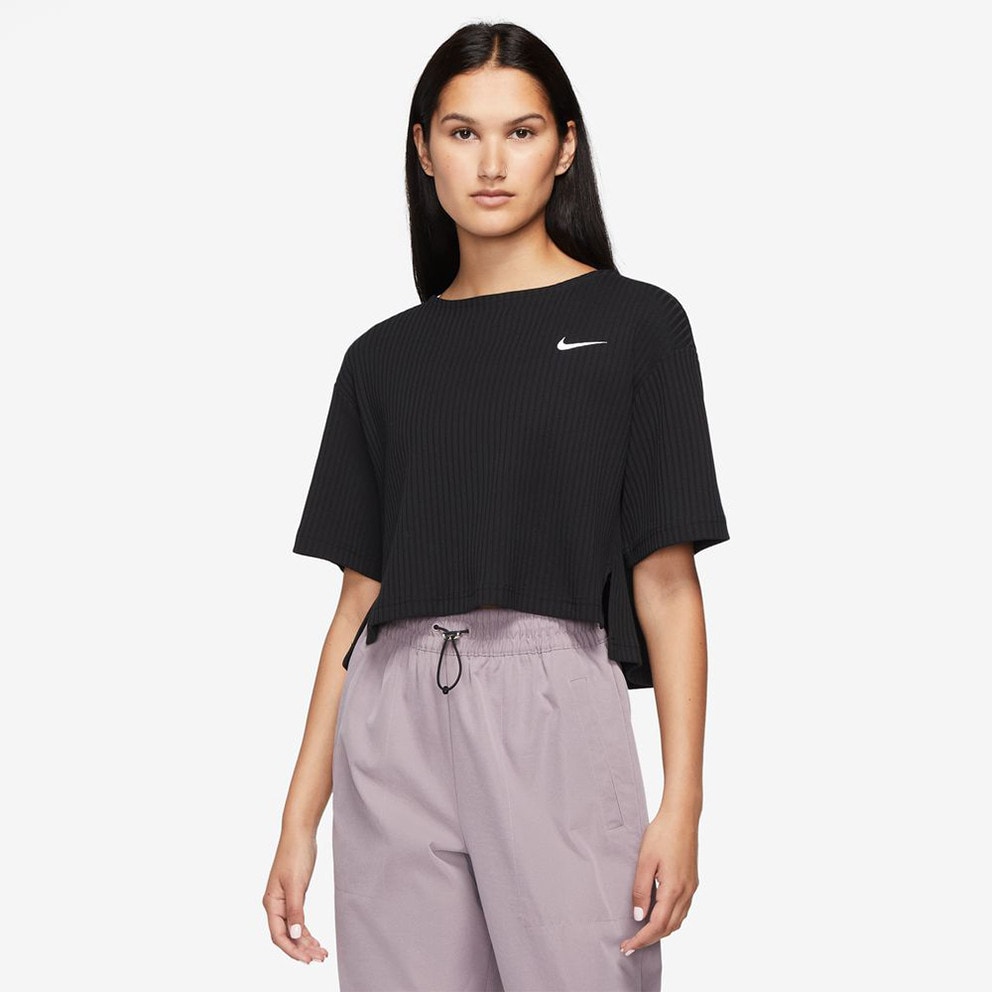 Nike Sportswear Rib Jersey Γυναικείο Cropped T-shirt