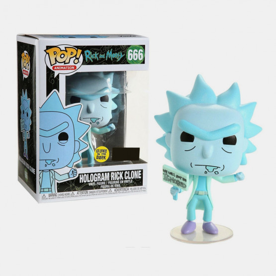 Funko Pop! Animation: Rick & Morty - Hologram Rick Clone 666 (GITD) Figure