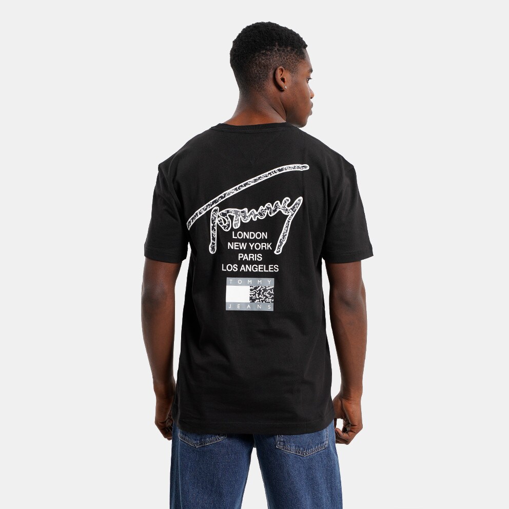 Tommy Jeans Classic Aop Logo Ανδρικό T-shirt