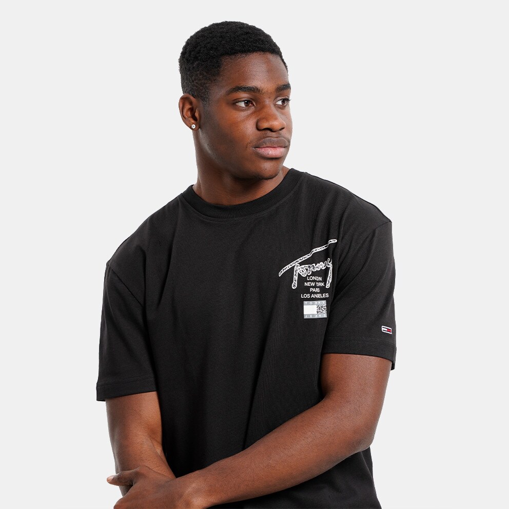 Tommy Jeans Classic Aop Logo Ανδρικό T-shirt