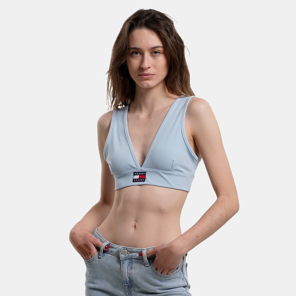 Tommy Jeans Badge Ribbed Women's Bra Top