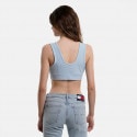 Tommy Jeans Badge Ribbed Women's Bra Top