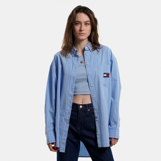 Tommy Jeans Super Oversized Stripe Γυναικείο Πουκάμισο