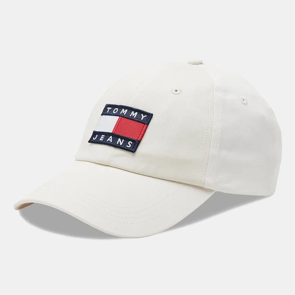 A Curva Logo Tommy Jeans Boné Aberto - Heritage - White YBL Women\'s Tommy Aba Cap AW0AW14601 Jeans