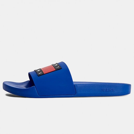 Blue tommy deals hilfiger slides