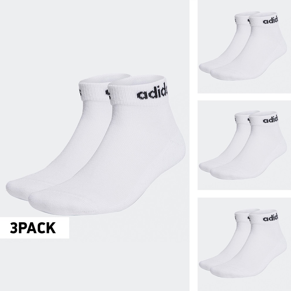 adidas Linear Ankle 3-Pack Unisex Κάλτσες