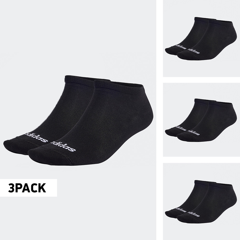 adidas Linear Low Cut 3-Pack Unisex Κάλτσες