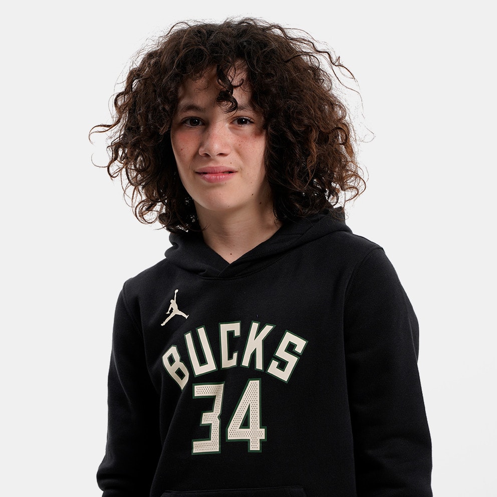 Jordan NBA Milwaukee Bucks Giannis Antetokounmpo Statement Courtside Kids' Hoodie