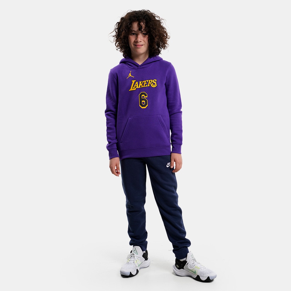 Los Angeles Lakers Nike Courtside Pullover Hoodie - Black