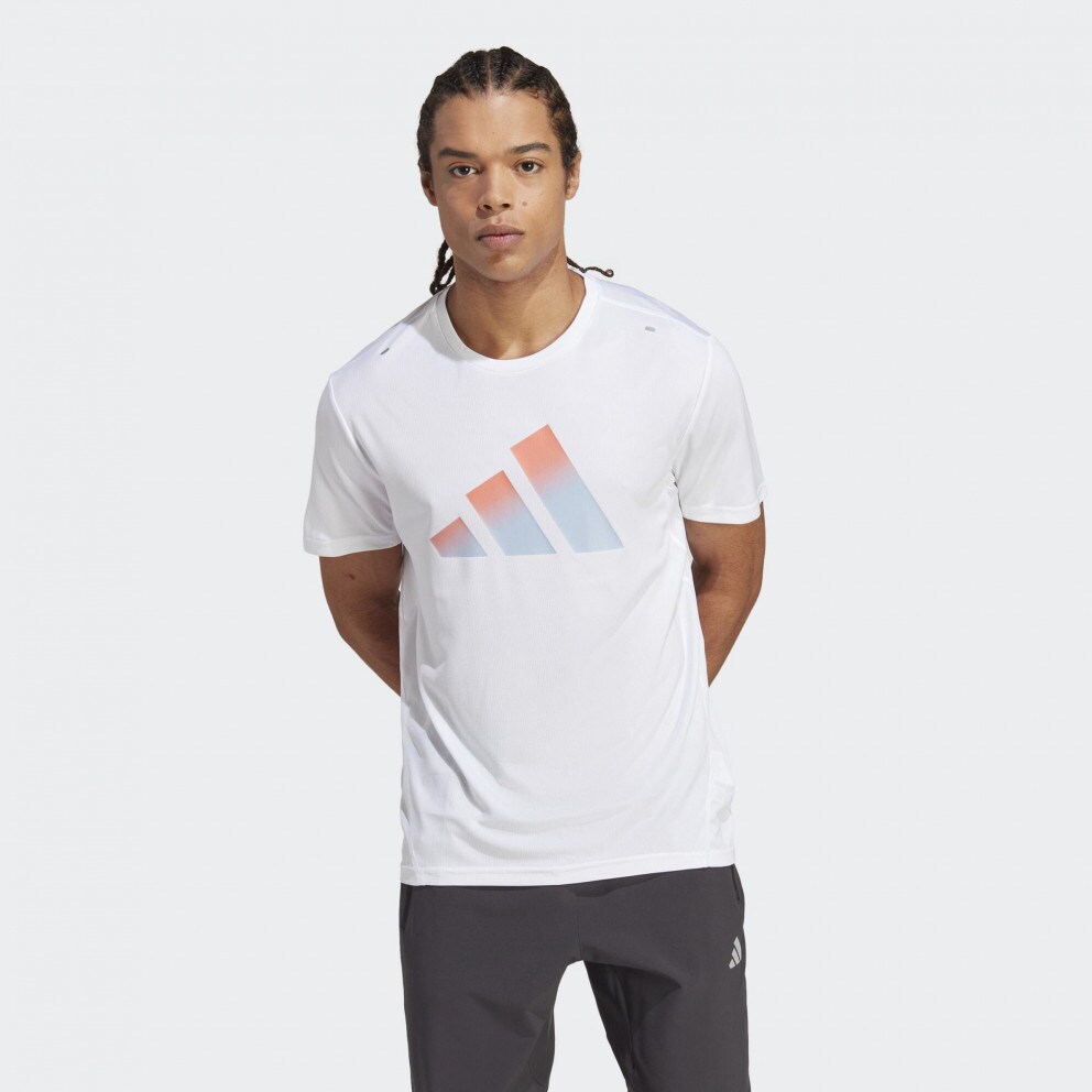 adidas Performance Run Icons 3 Bar Ανδρικό T-shirt