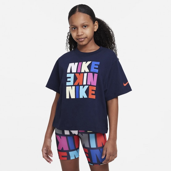 Nike Sportswear Boxy Print Kids' T-shirt