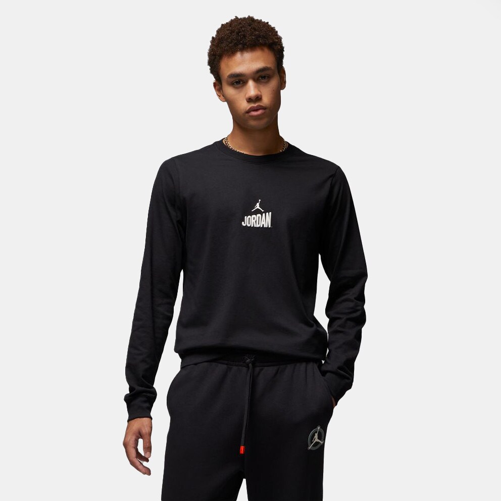 Jordan Flight Men s Long Sleeve T Shirt Black DV8432 010