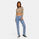 JJXX Jxfeline Rib Women's Long-Sleeve Crop Top