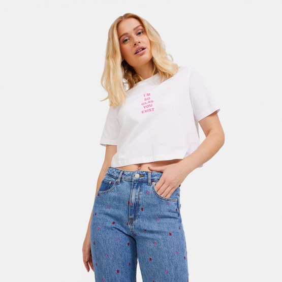 JJXX Valentine Reg Γυναικείο Cropped T-shirt