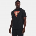 Under Armour Project Rock Terry Ανδρικό T-Shirt με Κουκούλα