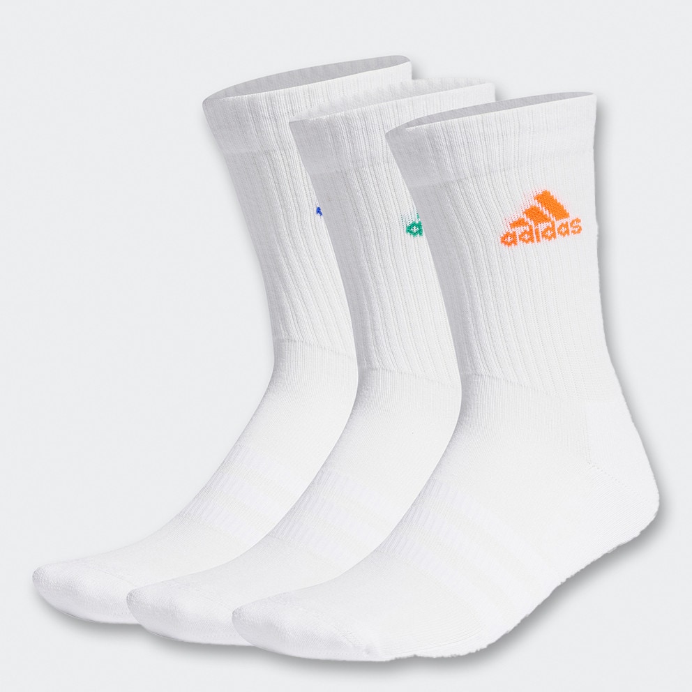 adidas Cushioned Crew 3 - Pack Unisex Κάλτσες