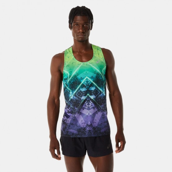 ASICS Marathon Singlet Ανδρική Αμάνικη Μπλούζα