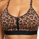 Nike Dri-Fit Indy  V-Neck Leopard Γυναικείο Μπουστάκι