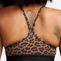 Nike Dri-Fit Indy  V-Neck Leopard Women's Bra