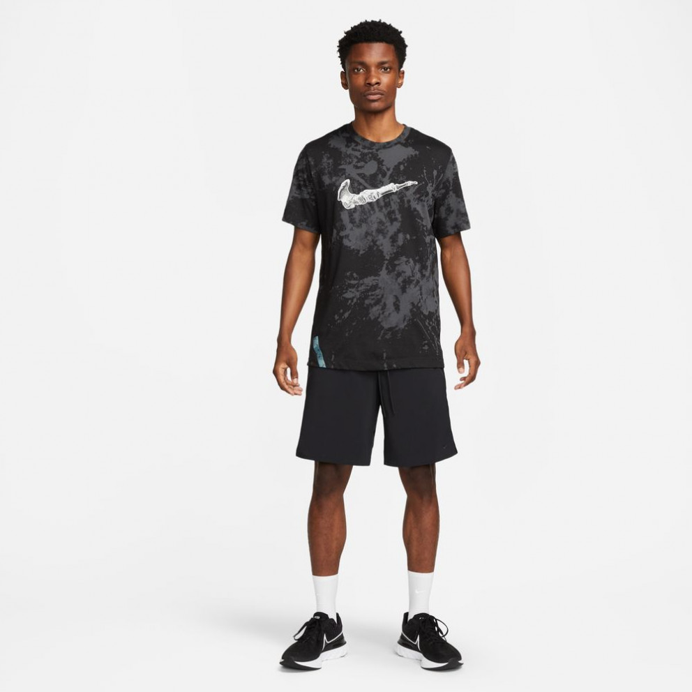 Nike Dri-FIT Run Divisn Aop Men's T-shirt Black DZ2729-010