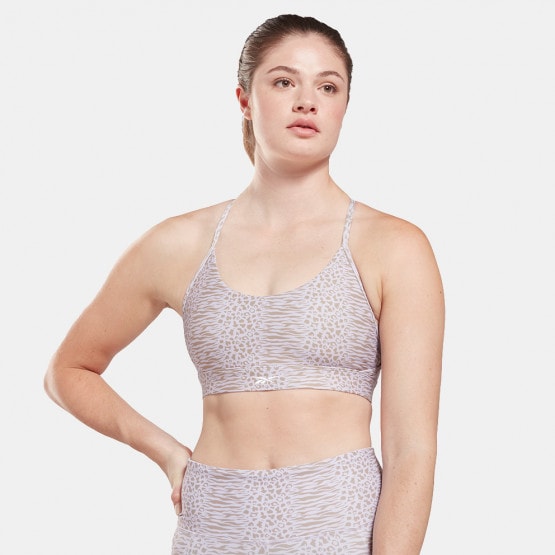 Reebok Lux Strappy Sports Modern Safari Print Women's Bra