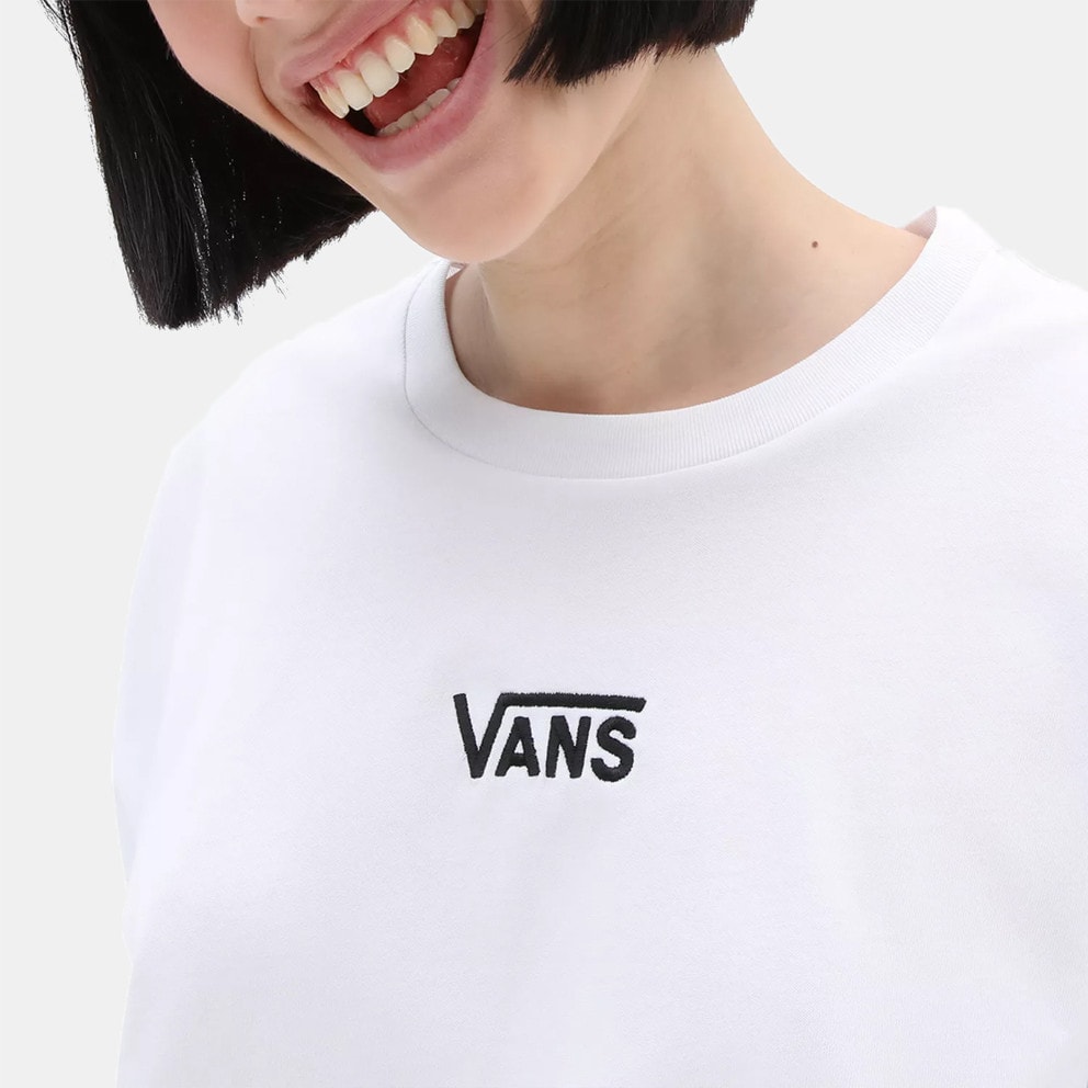 Vans Flying V Oversized Women\'s T - plimsolls vans classic slip on  vn0a4u38wt71 neon lemon tonic tr wht - shirt White VN0A7YUTWHT1