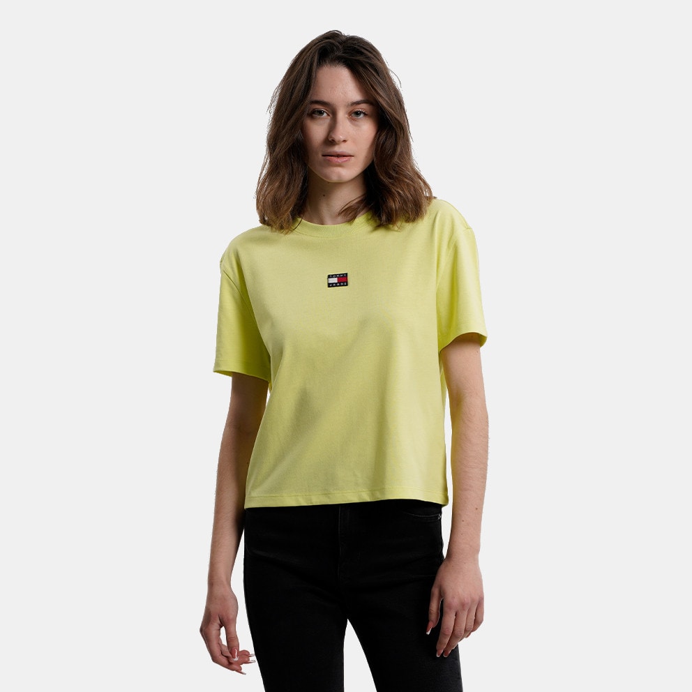 Tommy Jeans Women's T - Shirt Yellow DW0DW15640 - MSA - Geantă crossover  TOMMY HILFIGER 1985 Mini Reporter AM0AM09269 DW5