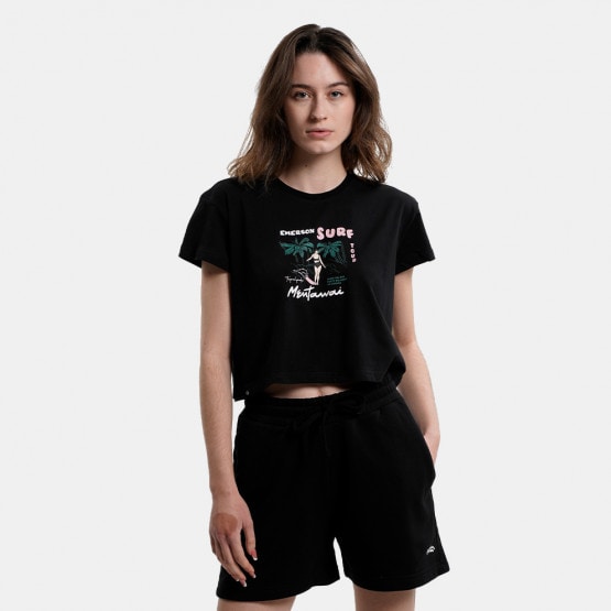 Emerson Γυναικείο Cropped T-Shirt