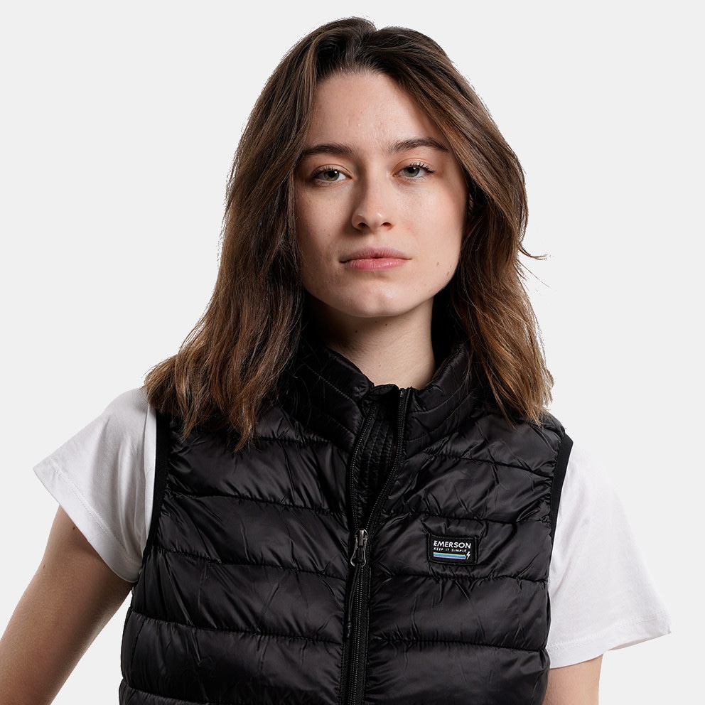 Emerson Women's Puffer Γυναικείο Αμάνικο Μπουφάν