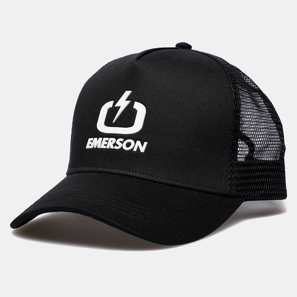 Emerson Unisex Trucker Hat LX Black Pony 003 Multi Hair Slip-On CAP 231.EU01.07 VN0A3TKSVSO - Vans 