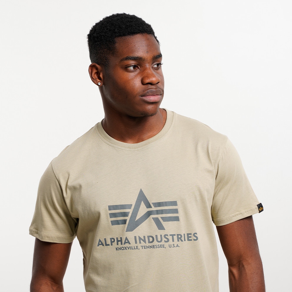 Alpha Industries Basic T - Shirt LIGHT OLIVE 100501/82 - supreme camo jacket