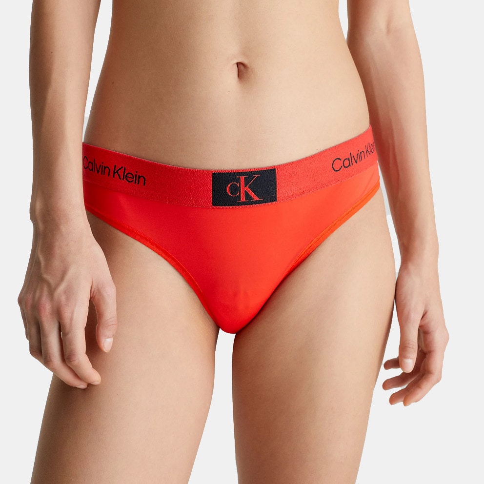 XNZ - Calvin Klein Modern Thong Women's Underwear Red 000QF7248E