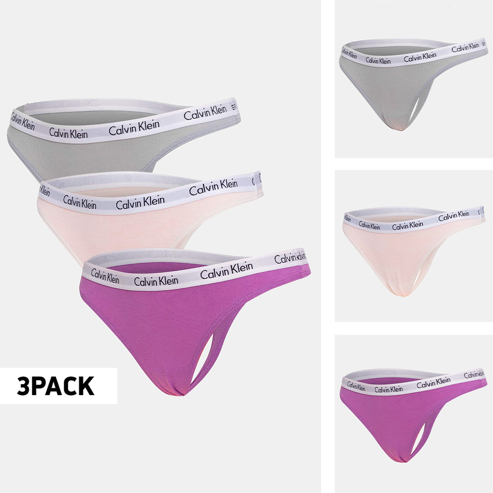 Calvin Klein Thong 3-Pack Γυναικεία Εσώρουχα (9000143032_68397)