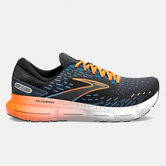 Brooks orange and blue on sale running shoes