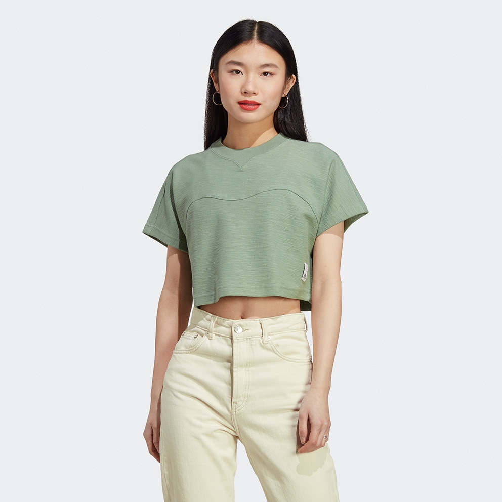 adidas Γυναικείο Cropped T-Shirt
