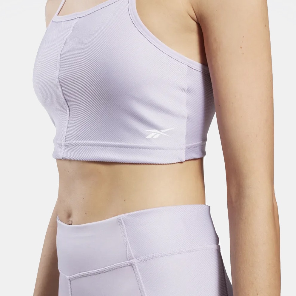 Reebok Sport Yoga Rib Γυναικείο Cropped T-shirt