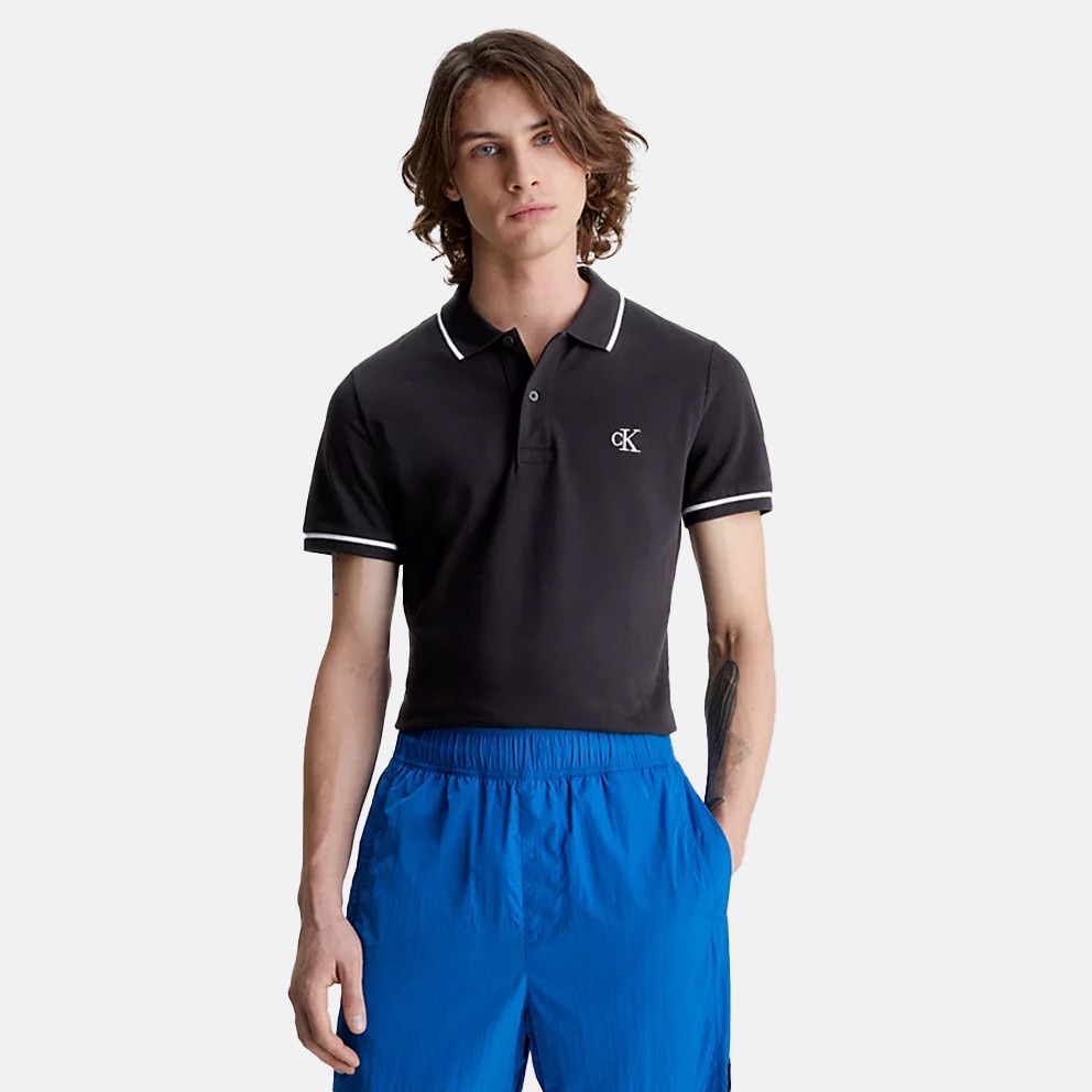 Calvin Klein Tipping Slim Polo Ανδρικό T-shirt