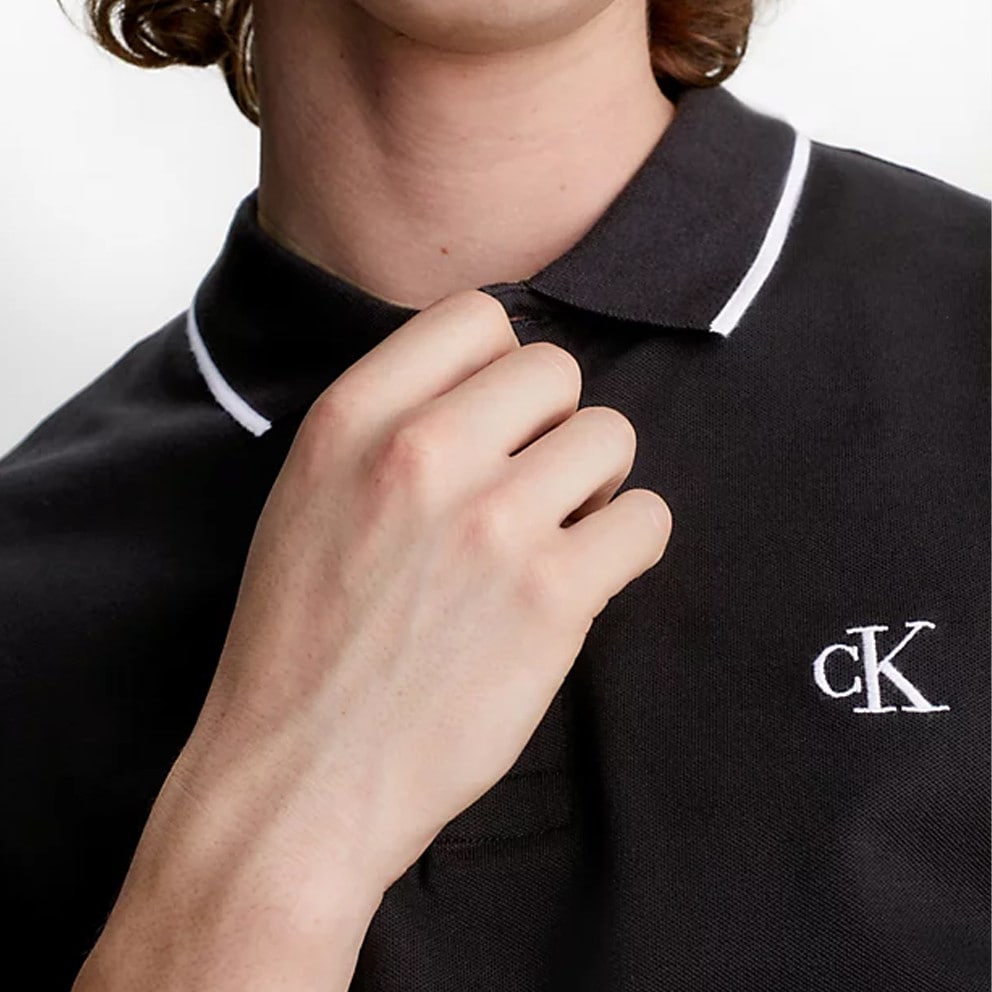 Calvin Klein Tipping Slim Polo Ανδρικό T-shirt