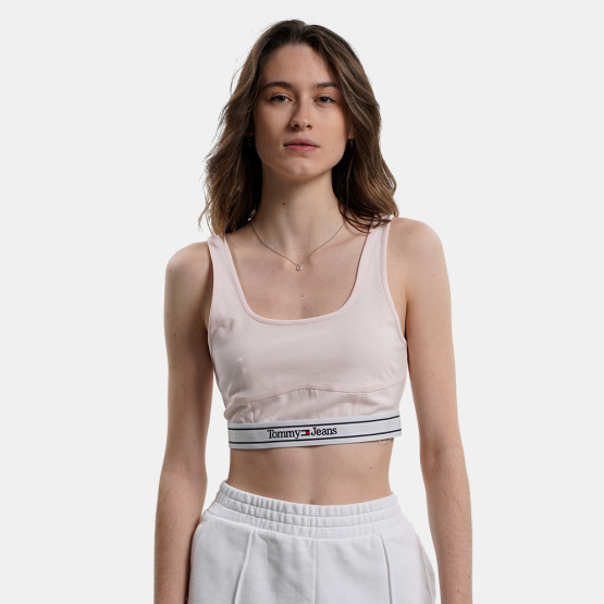 Udråbstegn Derive Mitt Tommy Hilfiger flag placed to chest - TJ9 - Tommy Jeans Logo Taping Top  Women's Bra Pink DW0DW15300