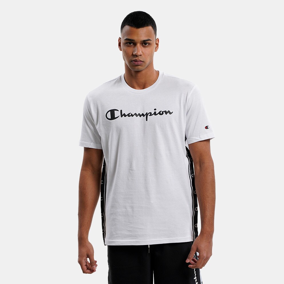 WW001 - Logo Print Short Sleeved Sweatshirt - Shirt White 218477 - Champion  Crewneck Men's T