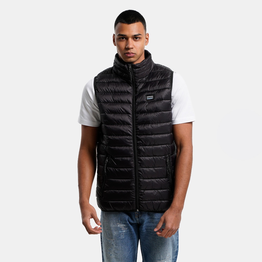 Vergoeding roestvrij Supplement Emerson Men's Lightweight Puffer Vest Jacket adult Black 231.EM10.140 - 003  - rue stiic clothing jumpers cardigans