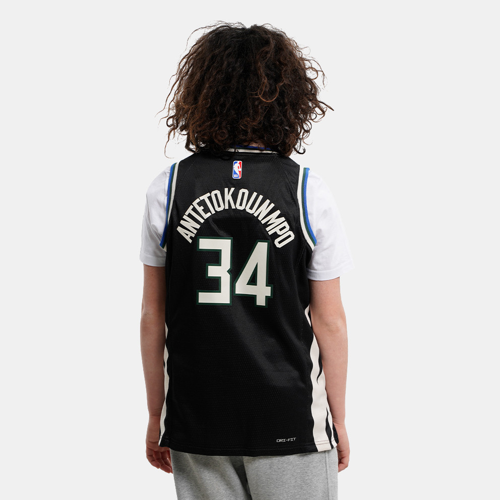 Nike NBA Giannis Antetokounmpo Milwaukee Bucks Swingman Παιδική Μπασκετική Φανέλα