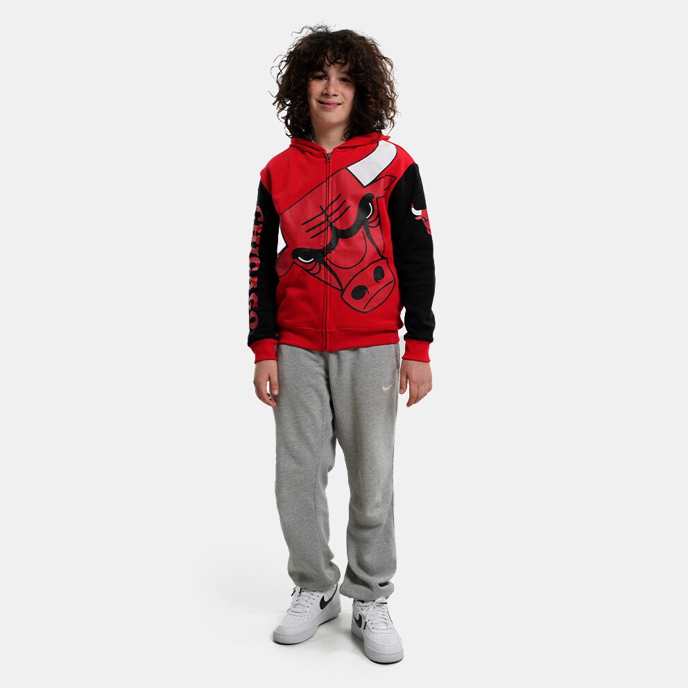BUL - NBA Chicago Bulls Poster Board Kids' Jacket Red EK2B7FE7Q