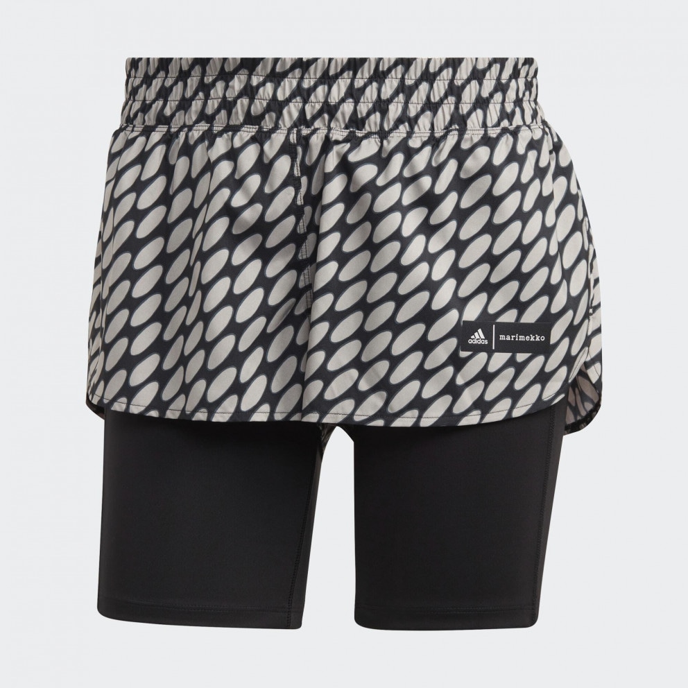 adidas x Marimekko Run Icon 3 Bar Logo 2-In-1 Women's Shorts