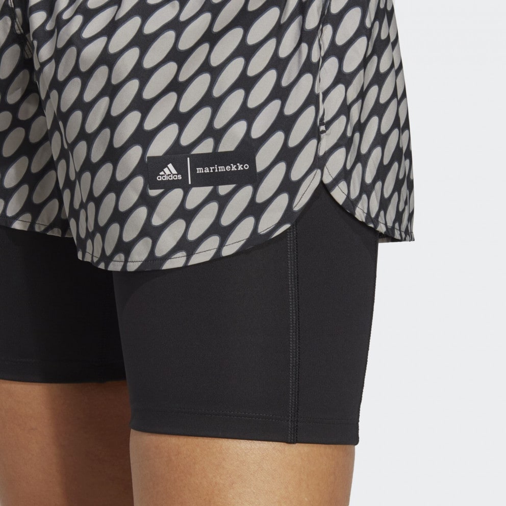 adidas x Marimekko Run Icon 3 Bar Logo 2-In-1 Women's Shorts